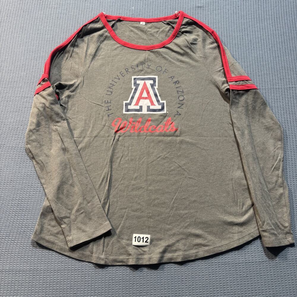 University of Arizona Wildcats Long-Sleeve‎ T-Shirt Men Sz M Pre-Owned Excellent